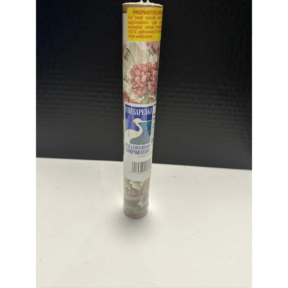 Vintage Chesapeake Wallpaper Border Floral Design Vintage‎ 5 Yards SEALED